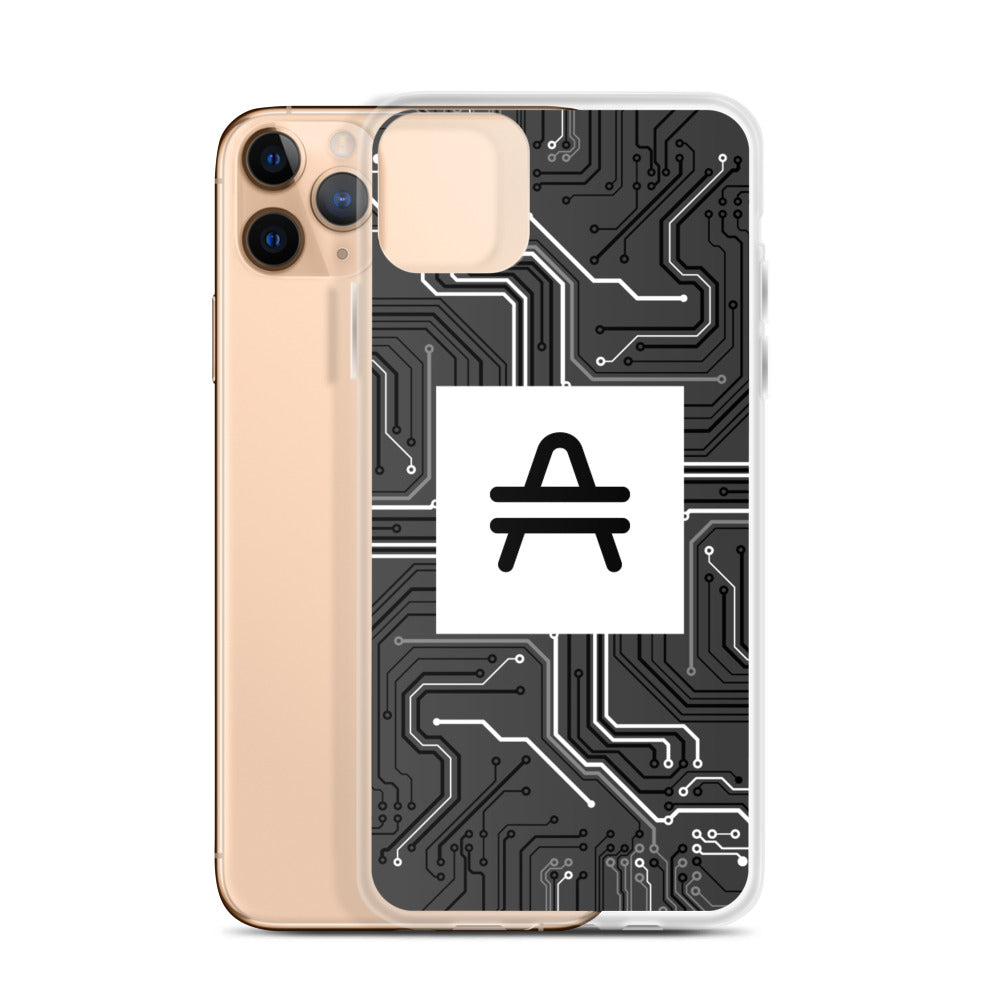 AMP Token Square Circuit Alt-logo iPhone Case