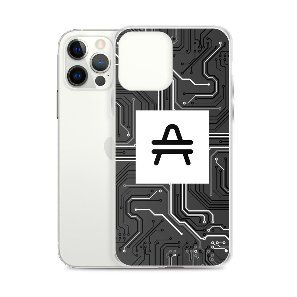 AMP Token Square Circuit Alt-logo iPhone Case