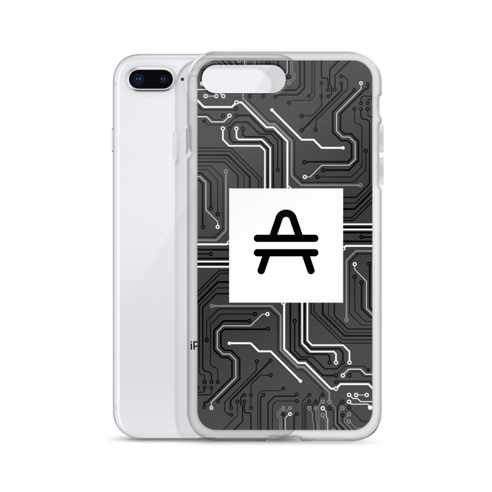 AMP Token Square Circuit Alt-logo iPhone Case