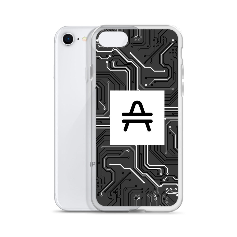 AMP Token Square Circuit Alt-logo iPhone Case