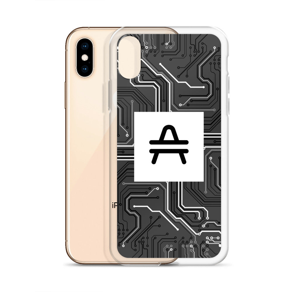 AMP Token Square Circuit Alt-logo iPhone Case