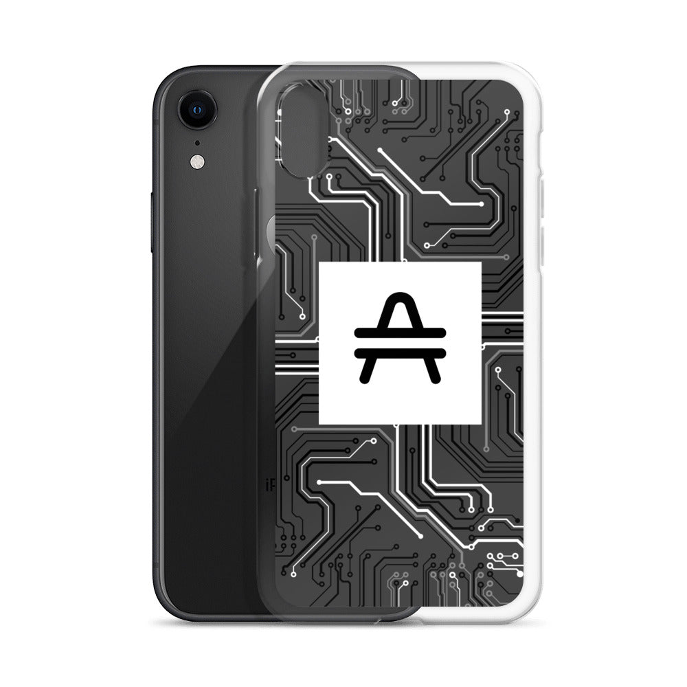 AMP Token Square Circuit Alt-logo iPhone Case