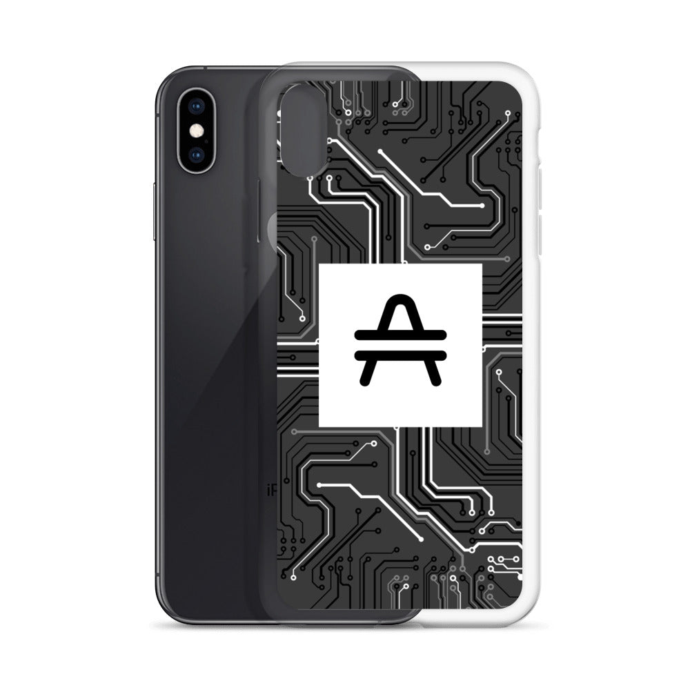 AMP Token Square Circuit Alt-logo iPhone Case