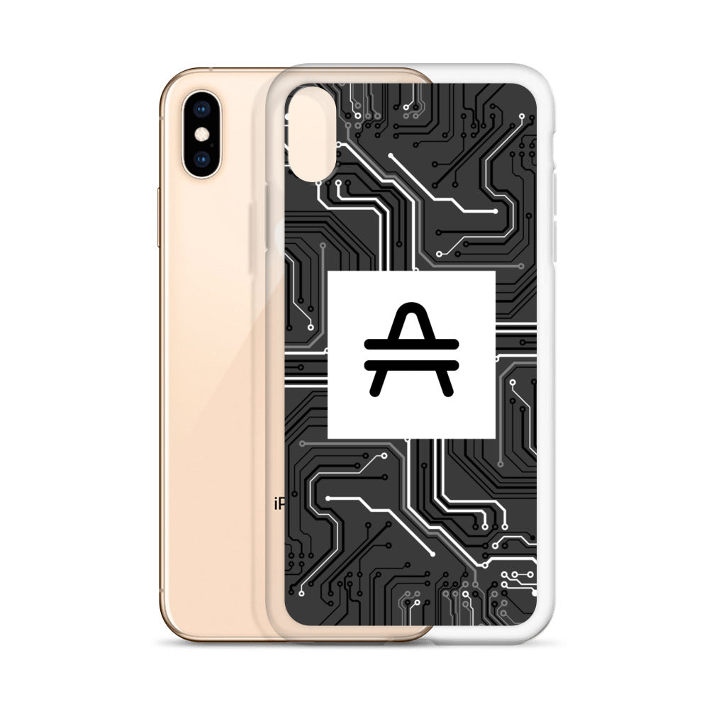 AMP Token Square Circuit Alt-logo iPhone Case