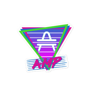  a 4 x 4 AMP Swagg Retro Vice Nights Sticker