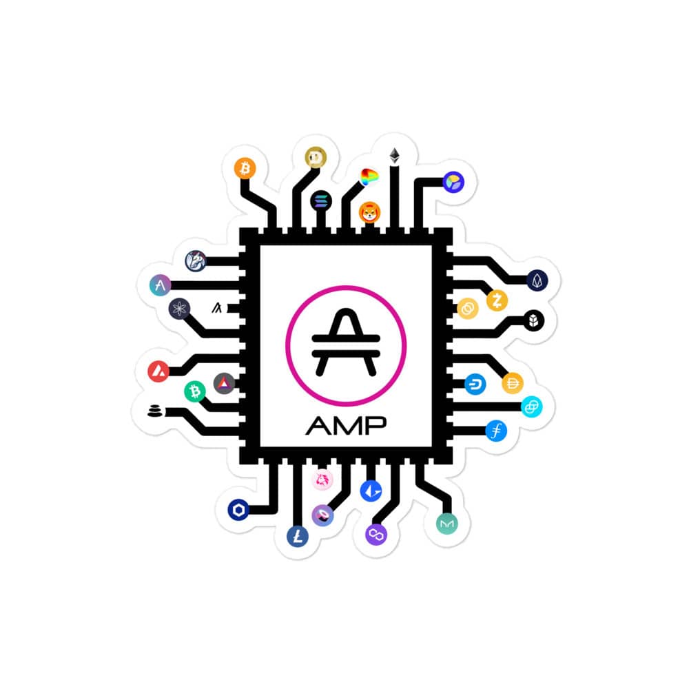 a 4 x 4 AMP Swagg CPU sticker