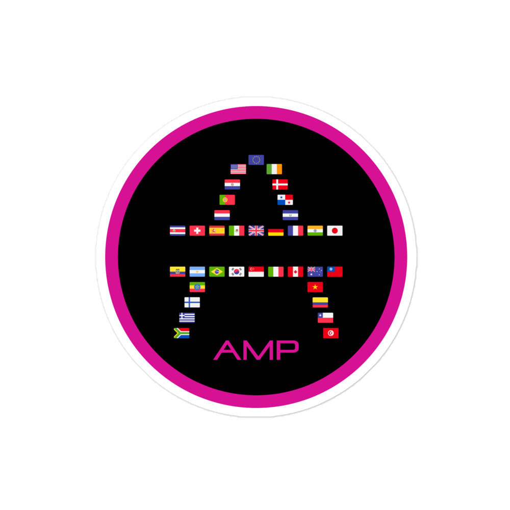 AMP Token Global Sticker