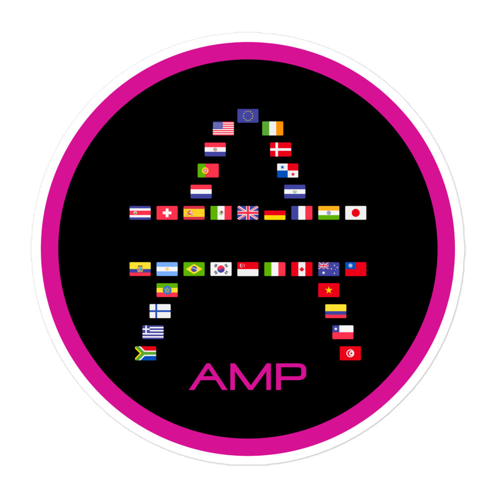 AMP Token Global Sticker