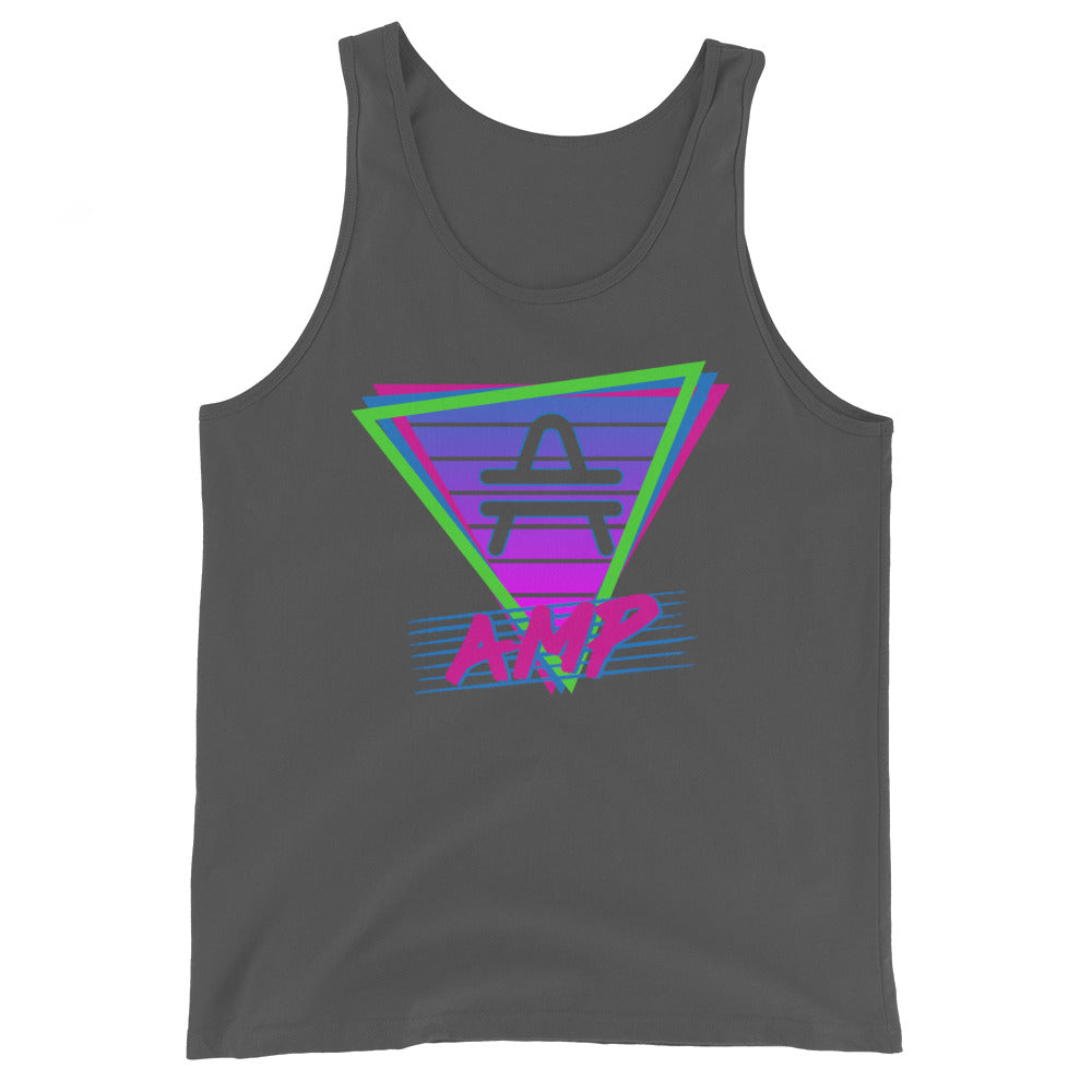 an AMP Swagg Retro Vice Nights Tank in Asphalt