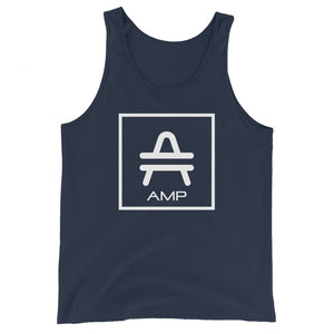 an AMP Swagg Vertices Tank in Navy
