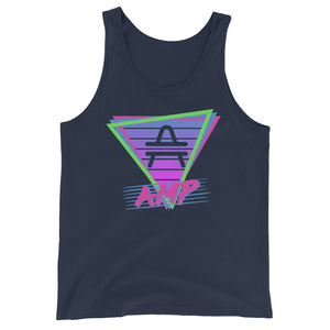 an AMP Swagg Retro Vice Nights Tank in Navy