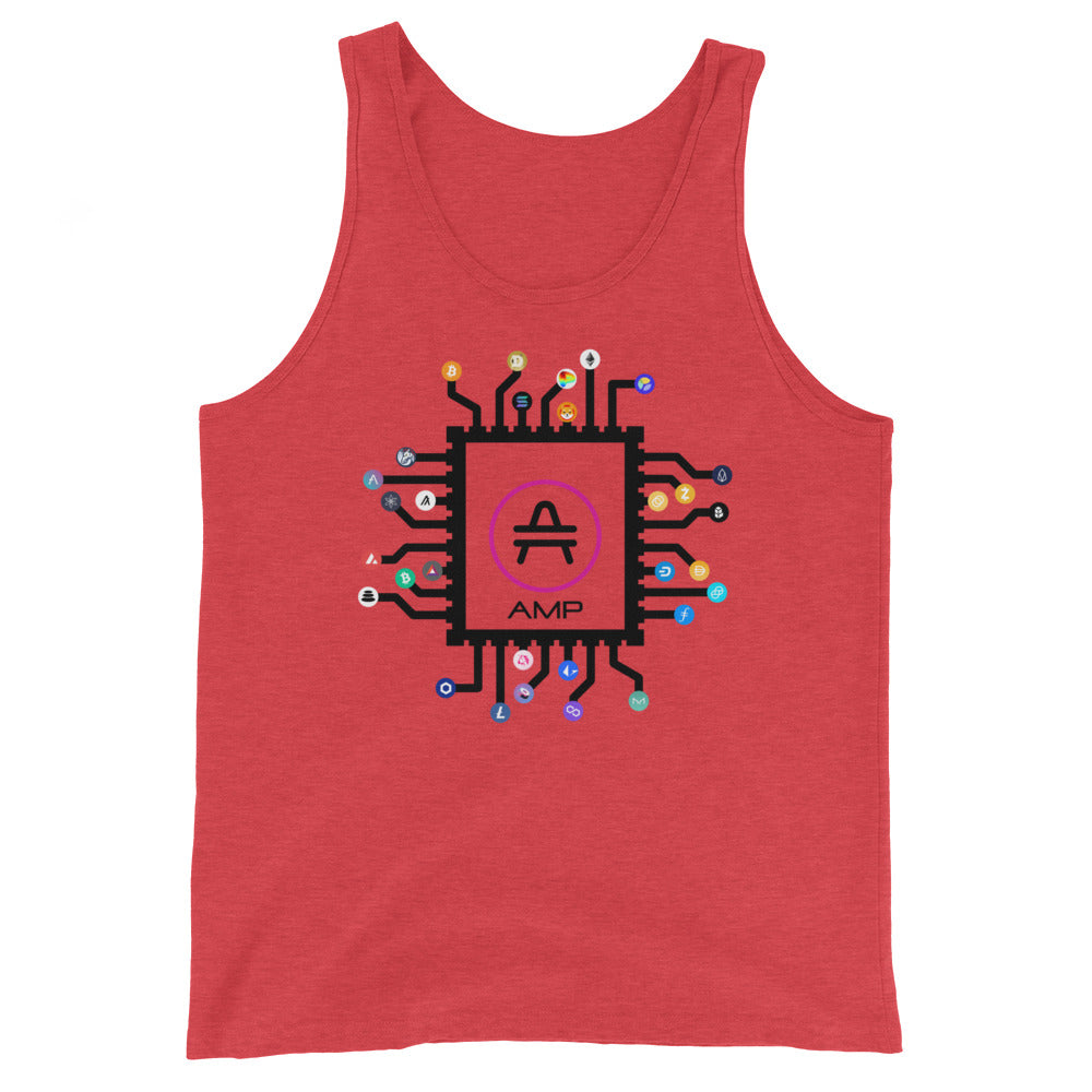 an AMP Swagg CPU Tank in red