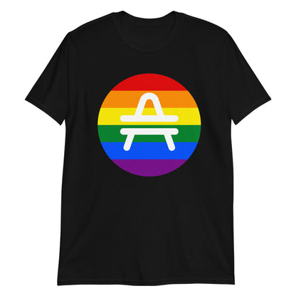 AMP Token Solid PRIDE LGBTQIA+ T-Shirt in black on display