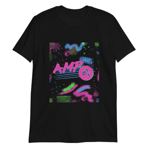 an AMP Swagg retro T-shirt in black