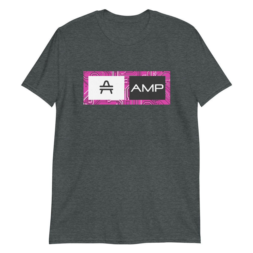 An AMP Swagg AMP Circuit T-shirt in Dark Heather