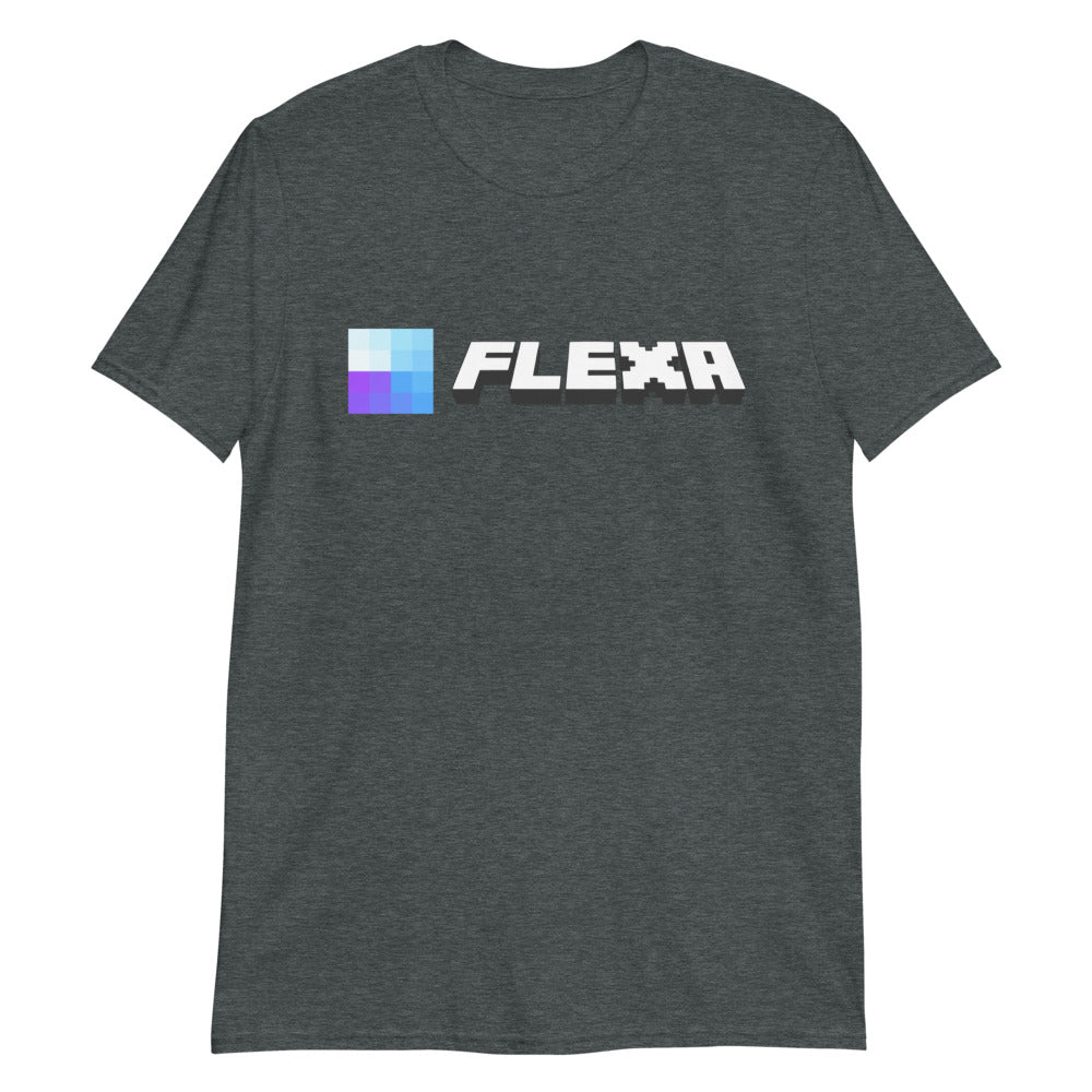 An AMP Swagg Flexa blocks T-shirt in Dark Heather