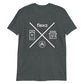 An AMP Swagg Any series T-shirt in Dark Heather