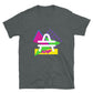 an AMP Swagg Retro Geo T-Shirt in Dark Heather