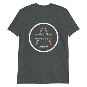 an amp swagg global t shirt in dark heather