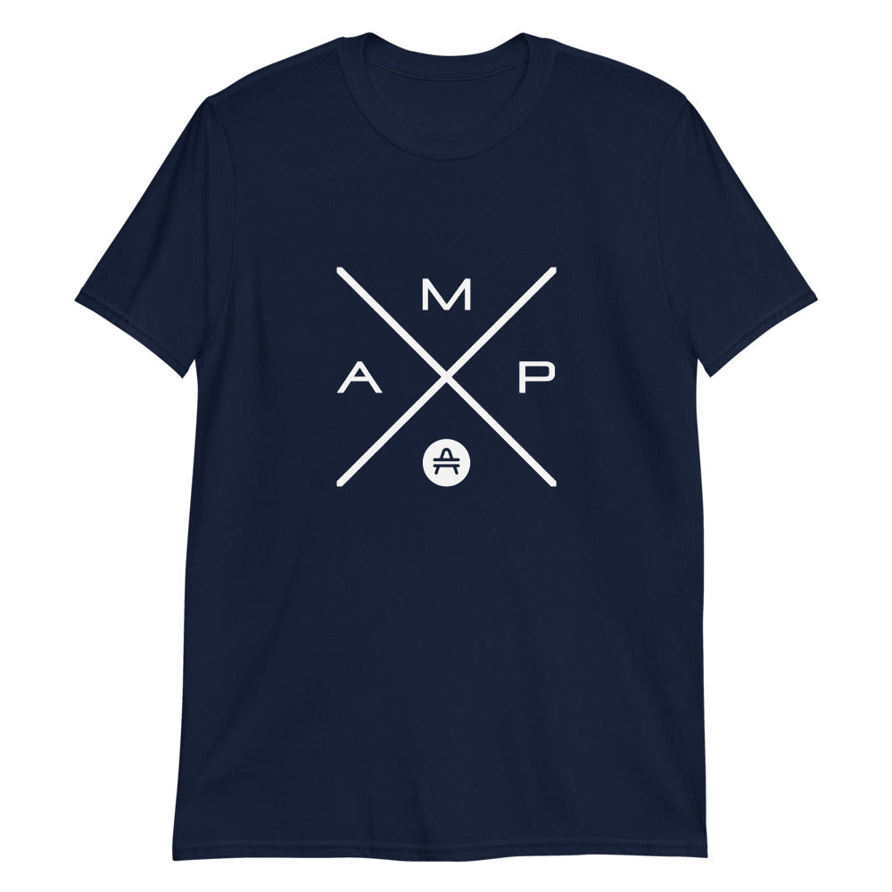 an AMP swagg AMP-X t-shirt in Navy
