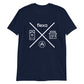 An AMP Swagg Any series T-shirt in Navy