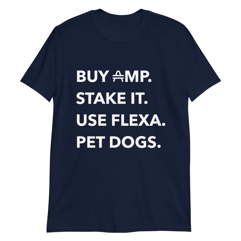 an AMP Swagg Pet Dogs T-shirt in Navy