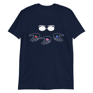 an AMP Swagg No Turning Back T-Shirt in Navy
