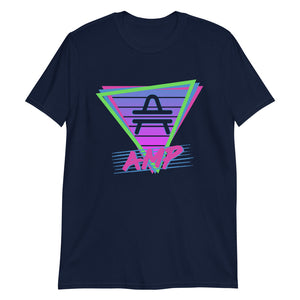 an AMP Swagg Retro Vice Nights T-shirt in Navy