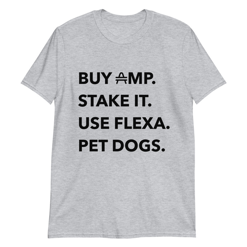 an AMP Swagg Pet Dogs T-shirt in Grey