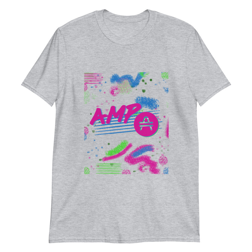 an AMP Swagg retro T-shirt in Grey