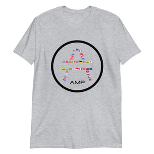 an amp swagg global t shirt in grey