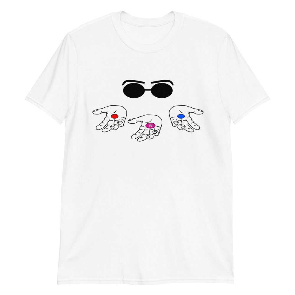 an AMP Swagg No Turning Back T-Shirt in White