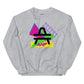 an AMP Swagg Retro Geo Sweatshirt in Grey