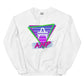 an AMP Swagg Retro Vice Nights Sweatshirt in White