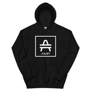 an AMP Swagg Vertices hoodie in Black