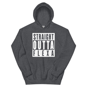 an AMP Swagg Straight Flexa hoodie in Dark Heather