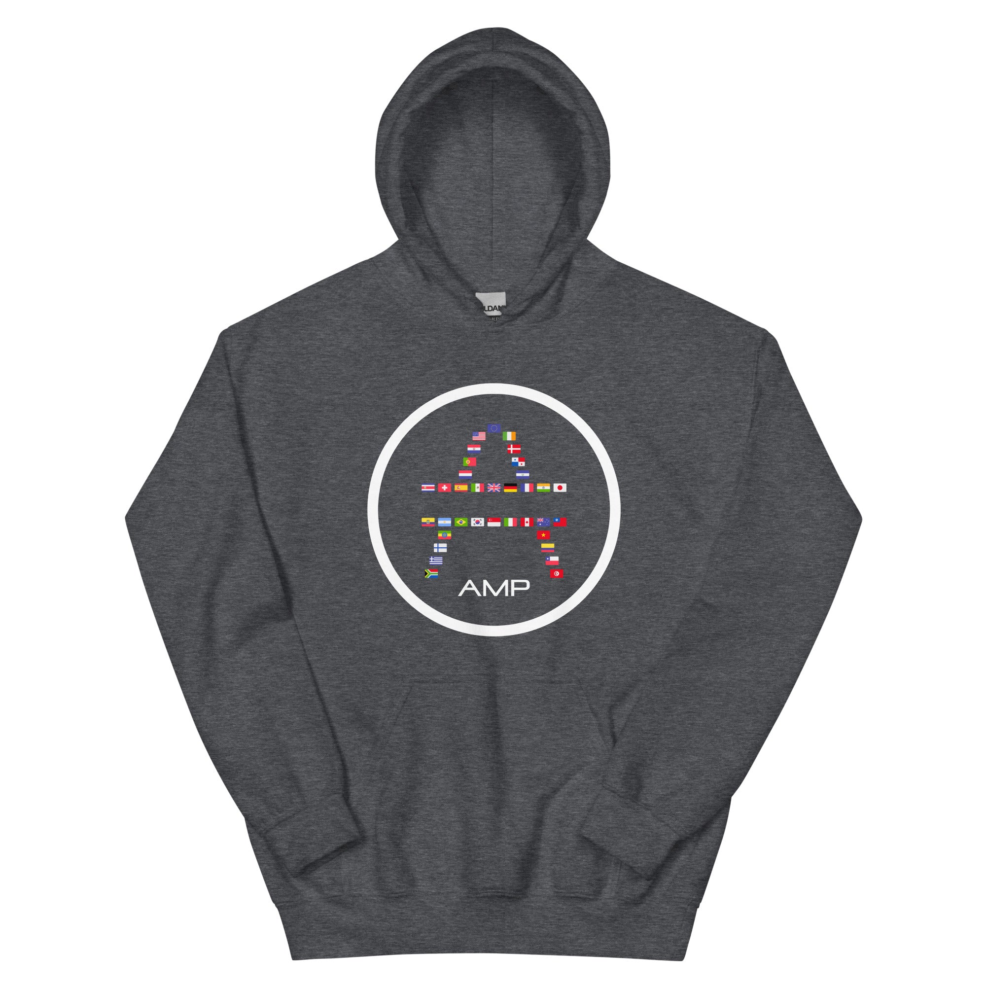 a AMP Swagg Global hoodie in dark grey