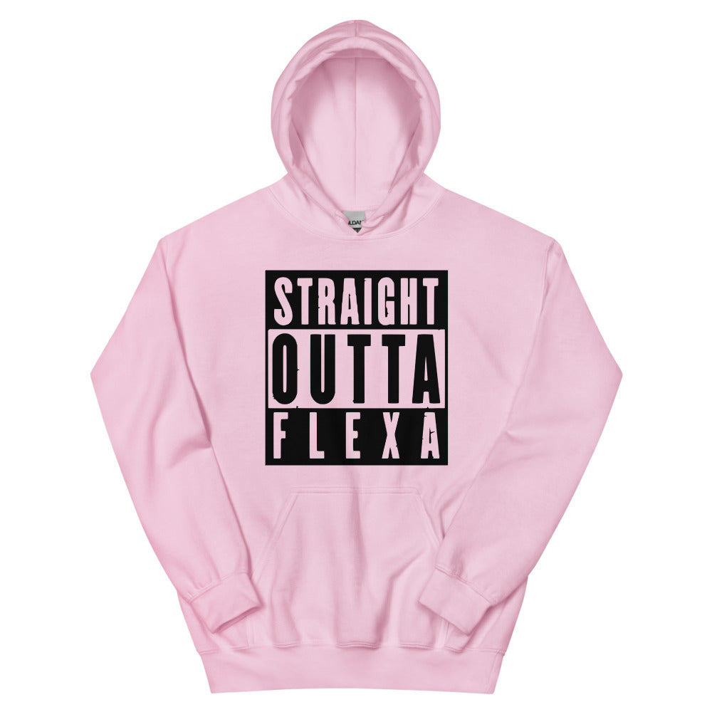 an AMP Swagg Straight Flexa hoodie in Light Pink