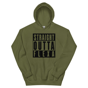 an AMP Swagg Straight Flexa hoodie in Military Green