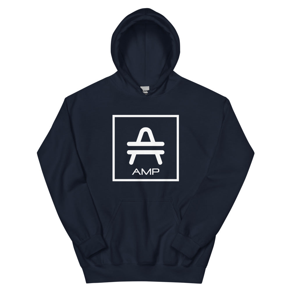 an AMP Swagg Vertices hoodie in Navy