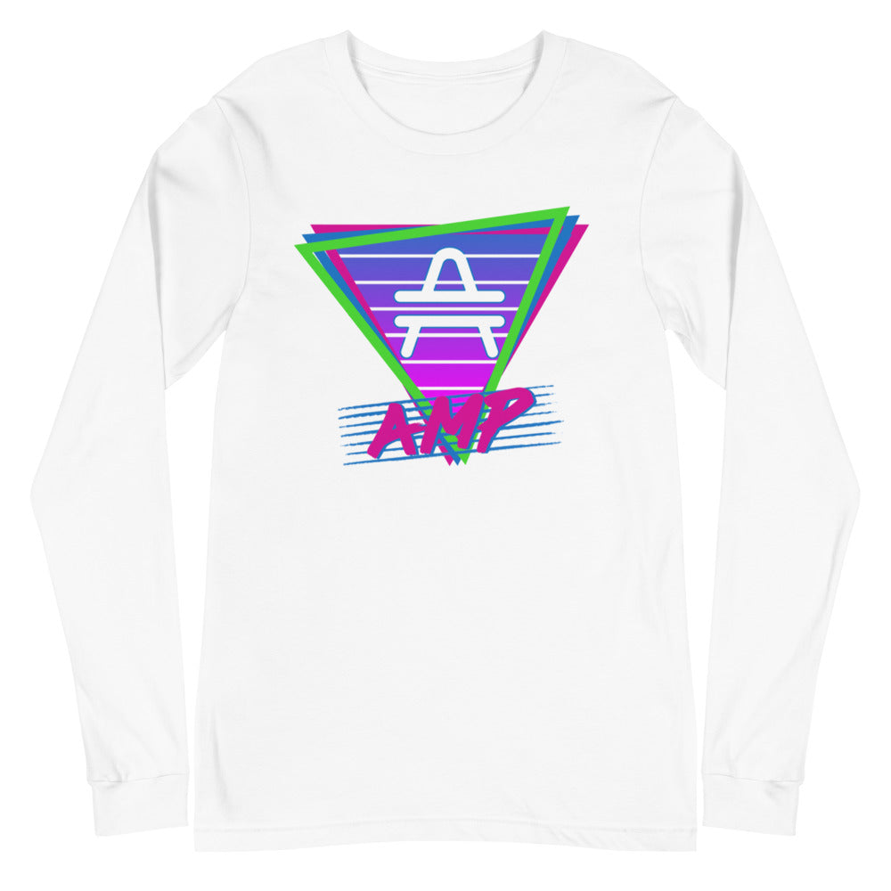 An AMP Swagg Retro Vice Night Long Sleeve in white