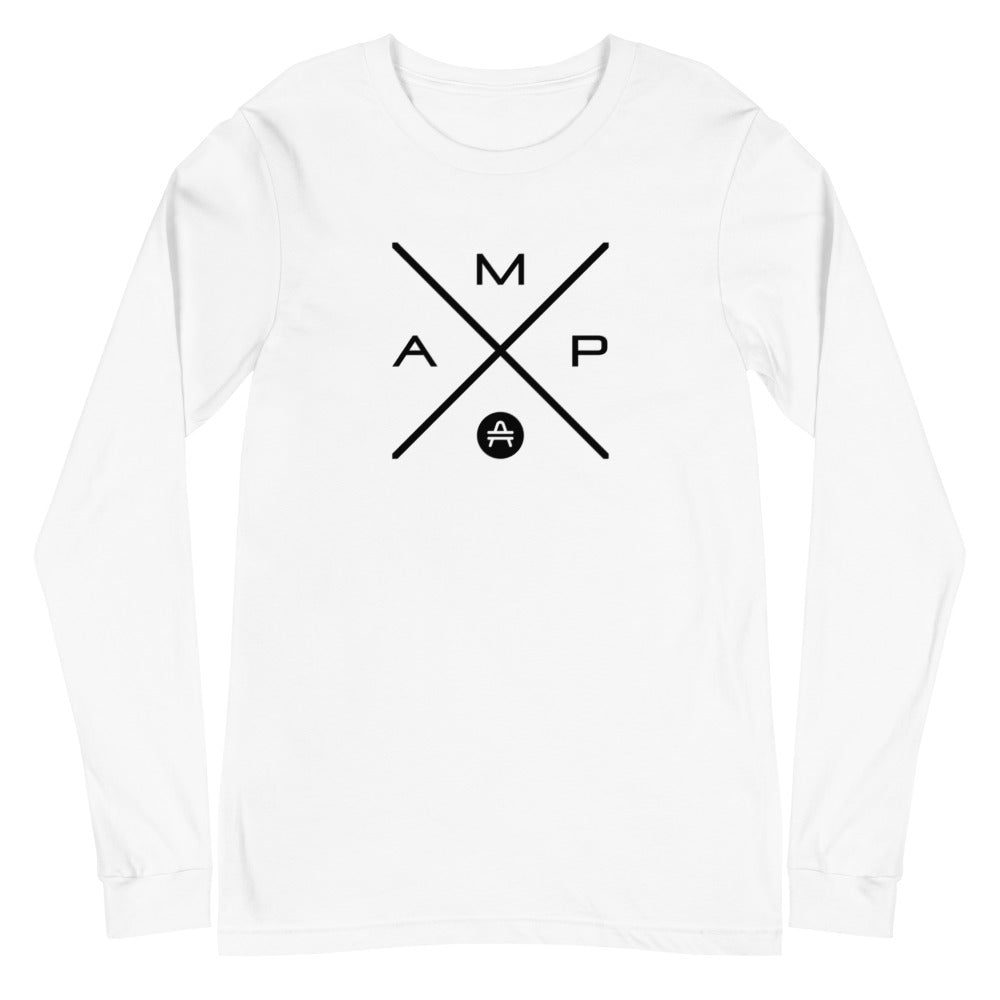 an amp swagg amp-x long sleeve in white