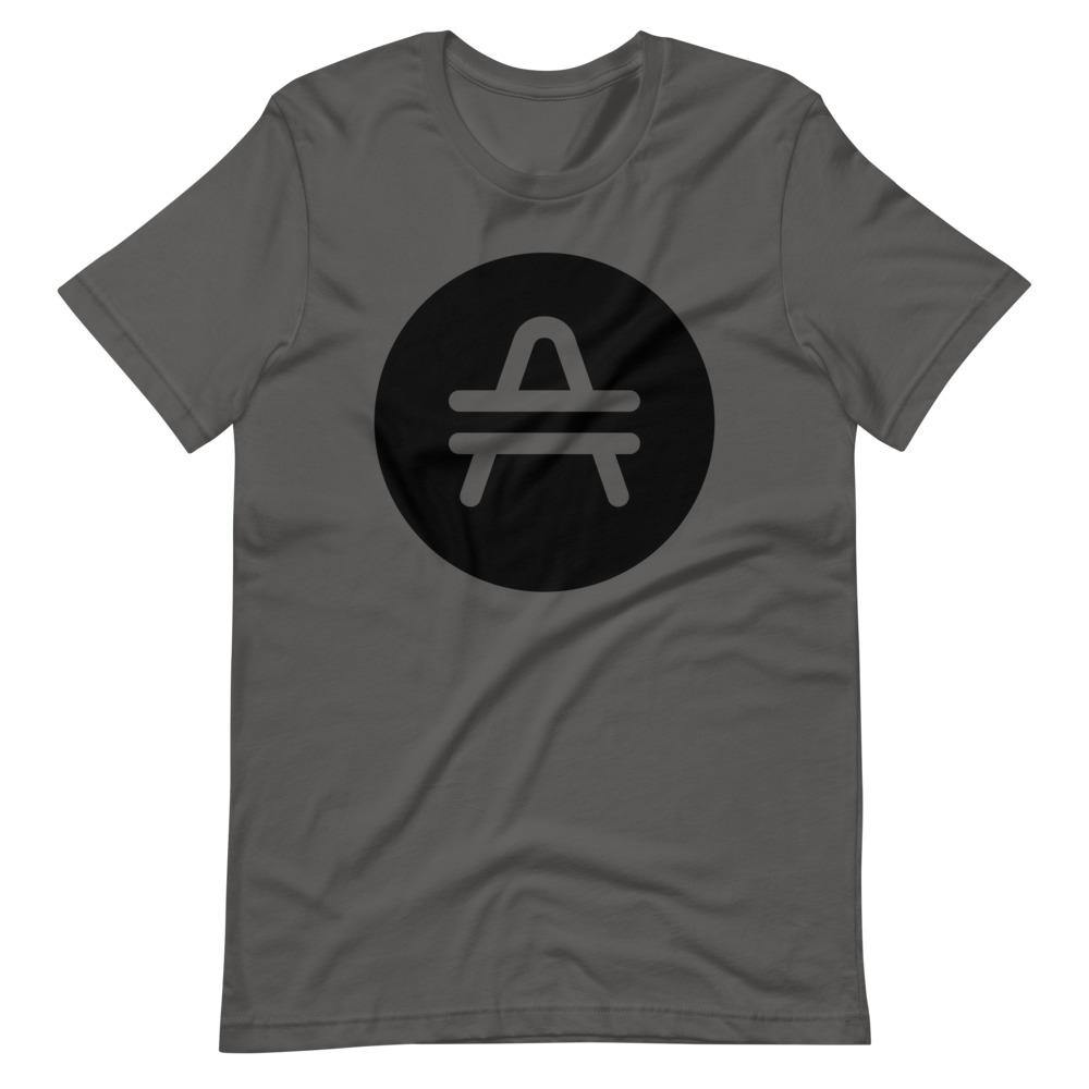 An AMP Token Solid Alt Logo Shirts in Asphalt