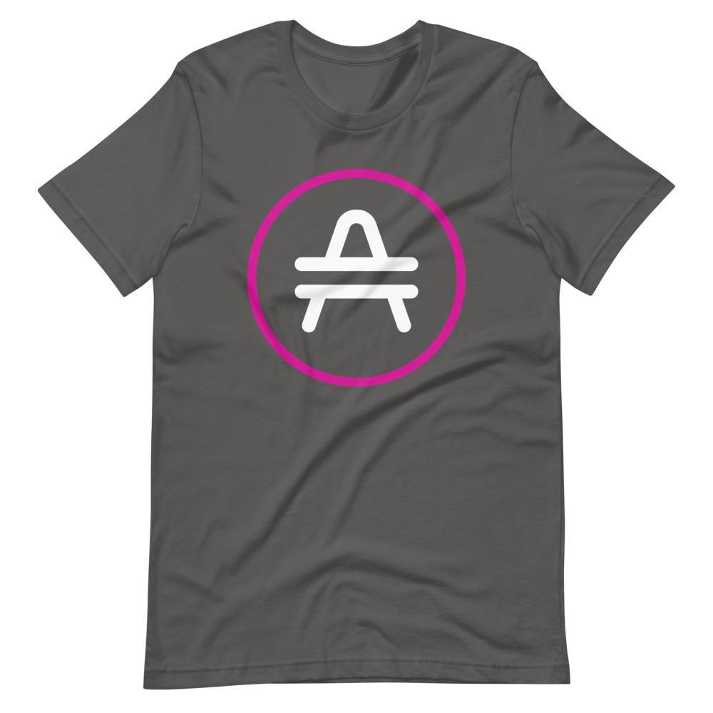 An AMP Token AMP Swagg Stenciled Alt Logo Shirt in Asphalt