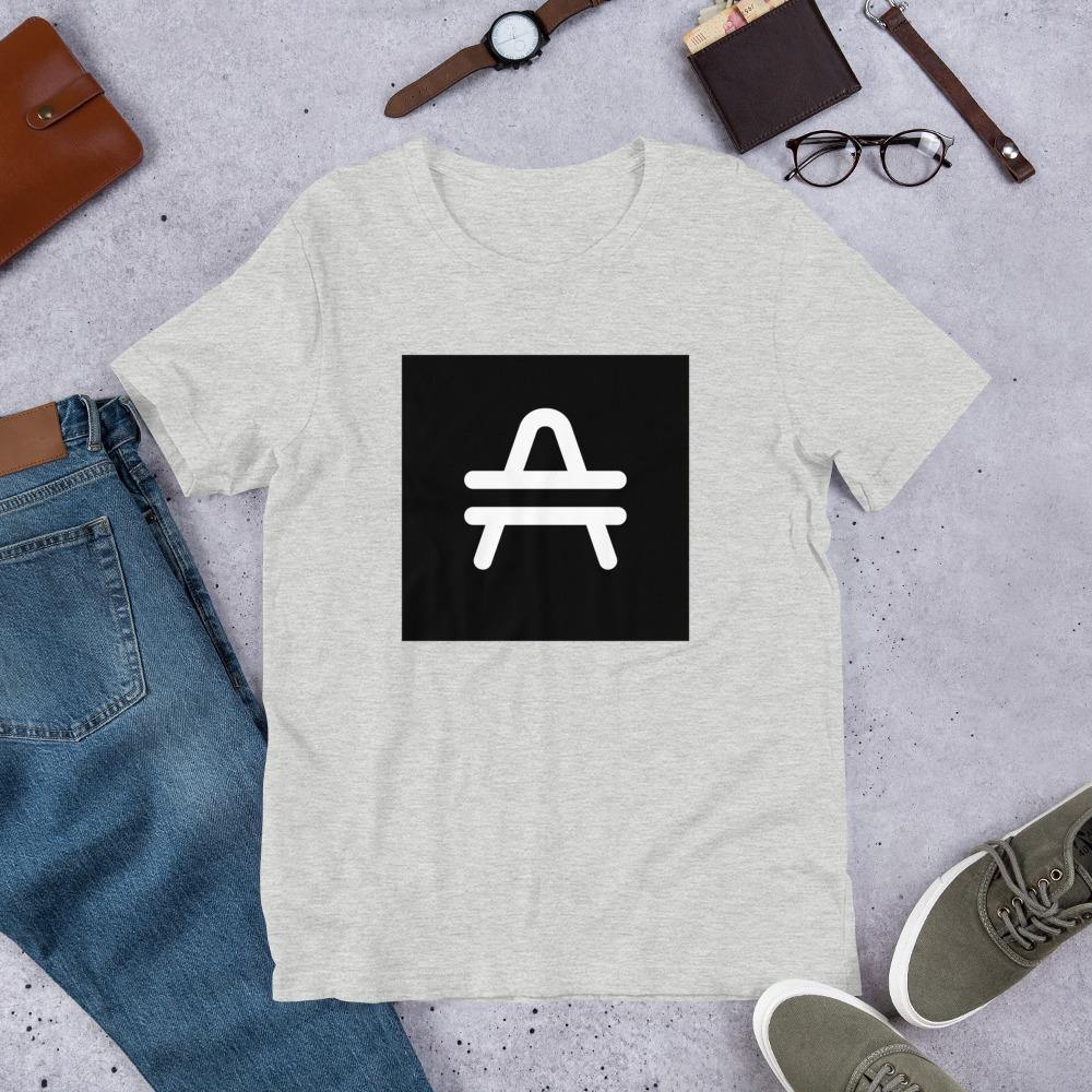 A Gray AMP Token AMP Swagg Squared Alt Logo design