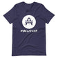 AMP token Amp Swagg Believer shirt in navy 