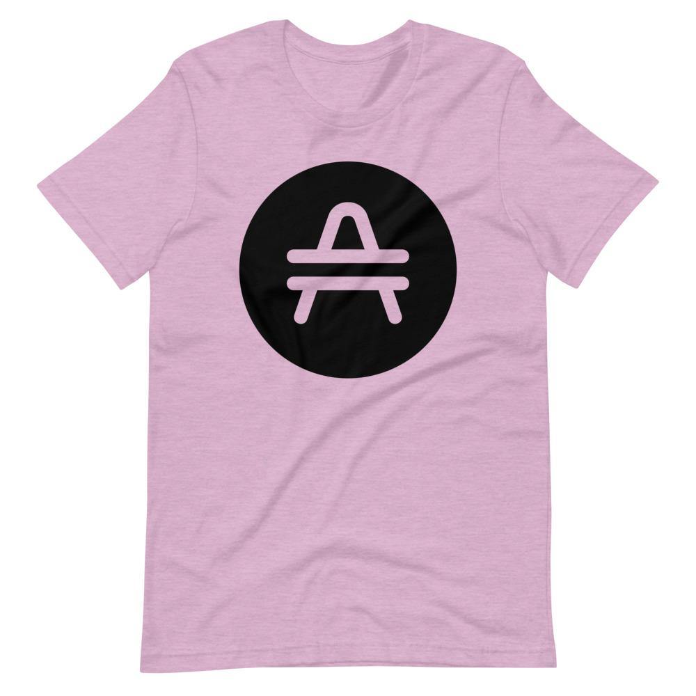 An AMP Token Solid Alt Logo Shirts in Pink Lilac