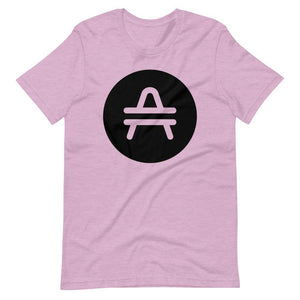 An AMP Token Solid Alt Logo Shirts in Pink Lilac