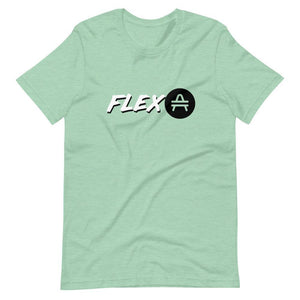 AMP Token Flexa T-Shirt in heather green on display