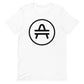 An AMP Token AMP Swagg Stenciled Alt Logo Shirt in White